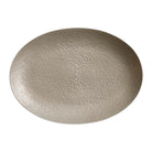 Raynaud Mineral Irise Warm Gray Platter, 14 1/4 in x 10 1/4 in