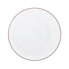 Raynaud Monceau Mahogany Brown Dinner Plate, 10 3/4 in