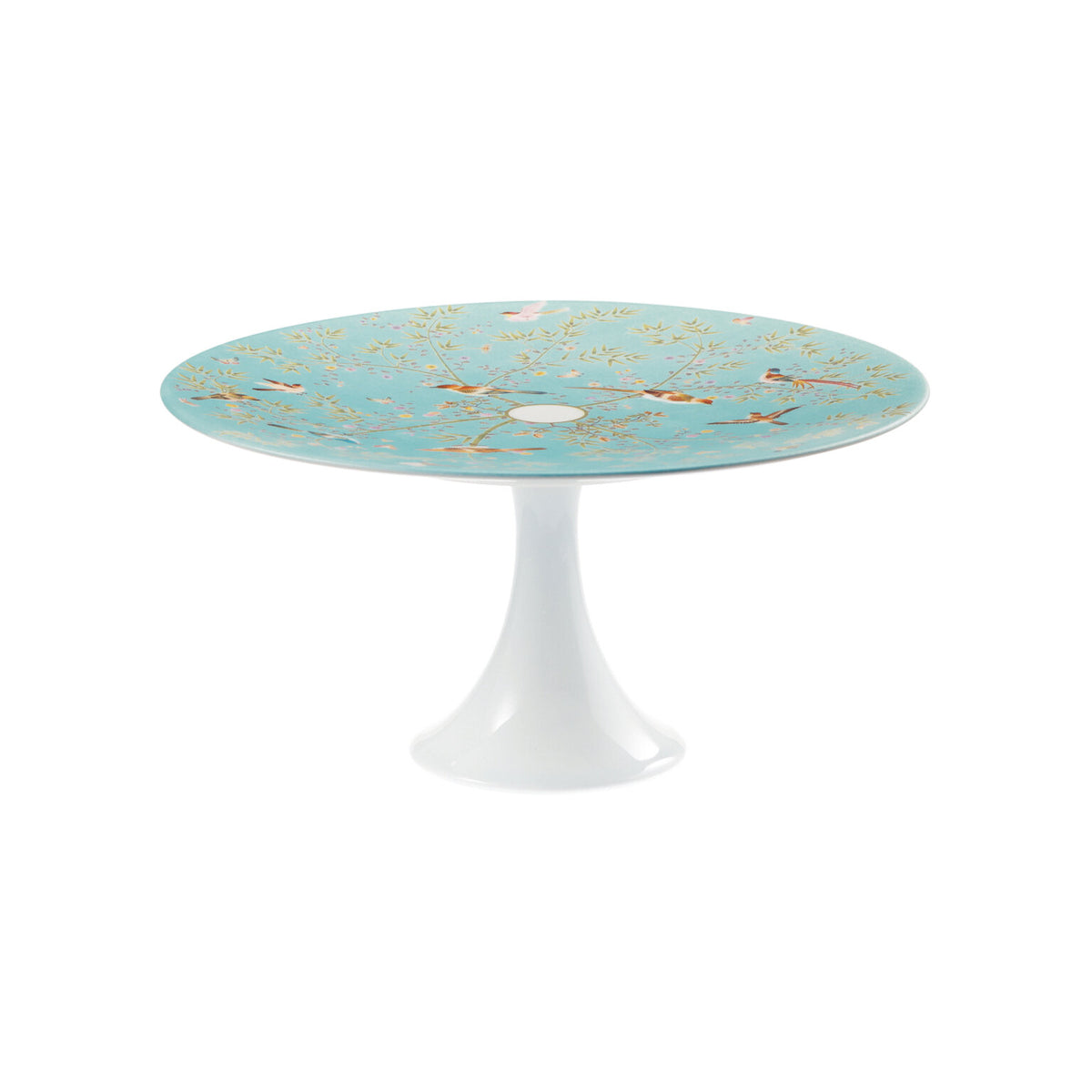 Raynaud Paradis Turquoise Petit Fours Stand, 8 3/4 in, Medium, Motive N°1
