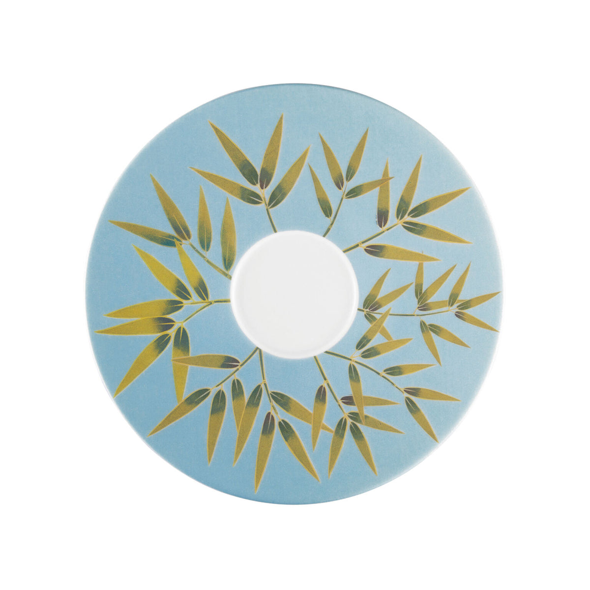 Raynaud Paradis Turquoise Saucer, 8 3/4 in