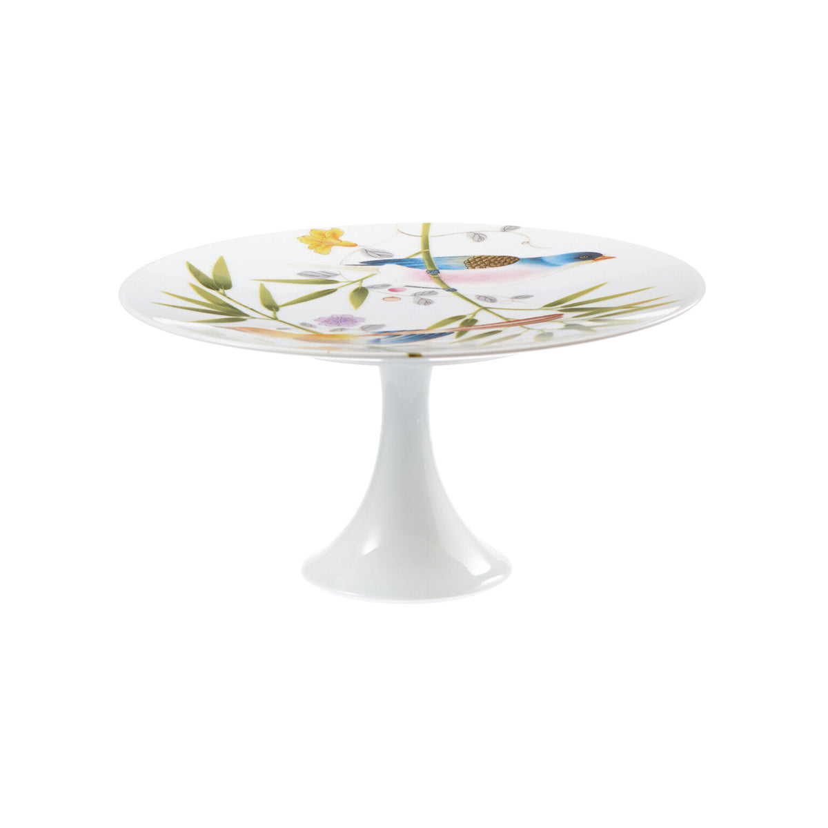 Raynaud Paradis White Petit Fours Stand, 8 3/4 in, Medium, Motive N°2