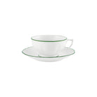 Raynaud Touraine Double Filet Vert Saucer, 7 in, view 2