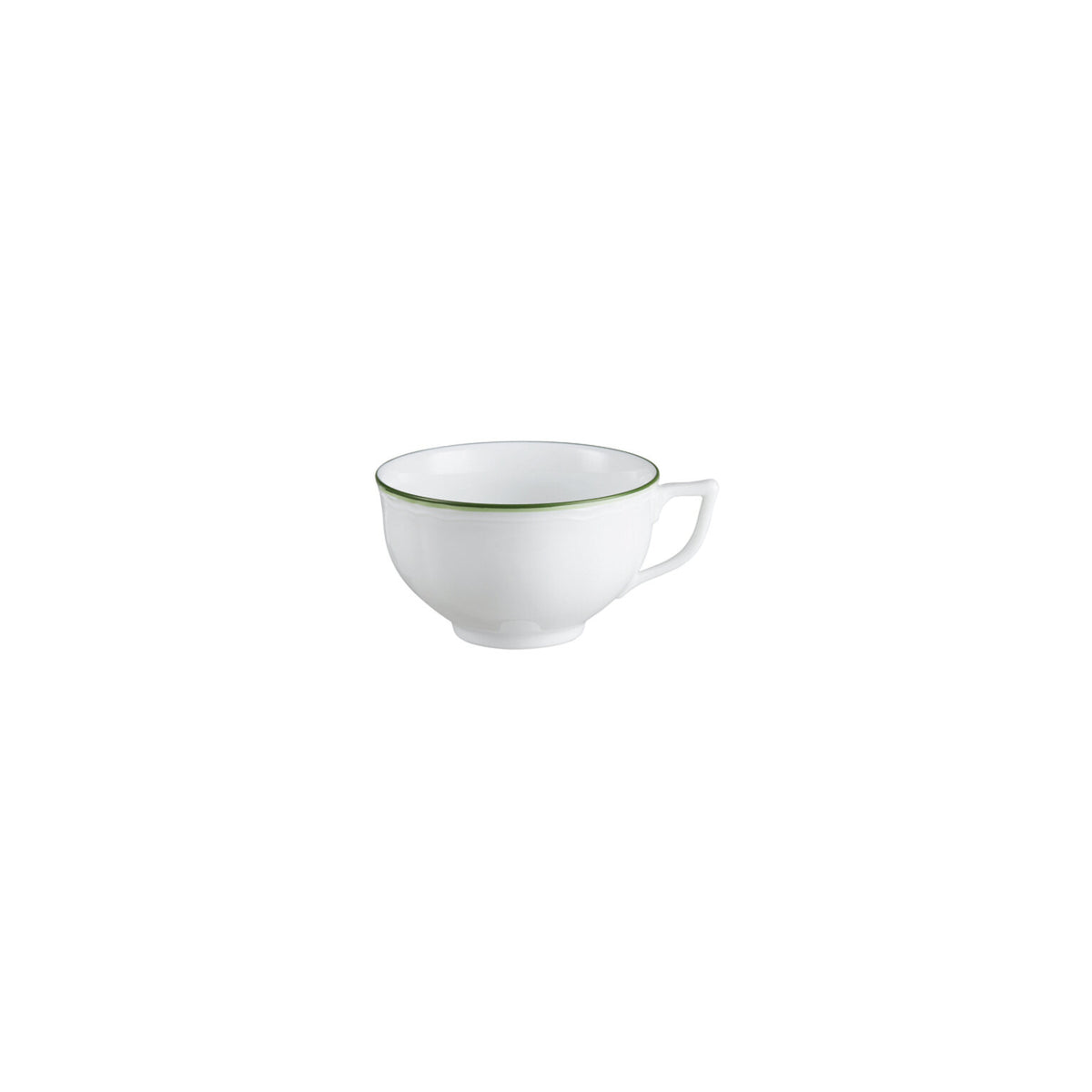 Raynaud Touraine Double Filet Vert Tea Cup, 4 In, 8 1/2 oz