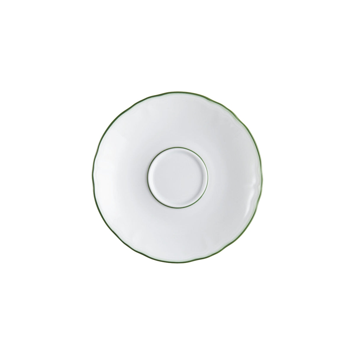 Raynaud Touraine Double Filet Vert Tea Saucer, 6 1/4 in