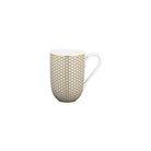 Raynaud Tresor Brown Mug, 3 1/4 In, 10 1/4 oz