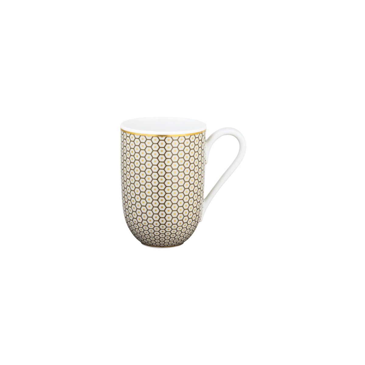 Raynaud Tresor Brown Mug, 3 1/4 In, 10 1/4 oz