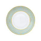Raynaud Tresor Turquoise Soup Plate, 8 3/4 In, 20 1/4 oz