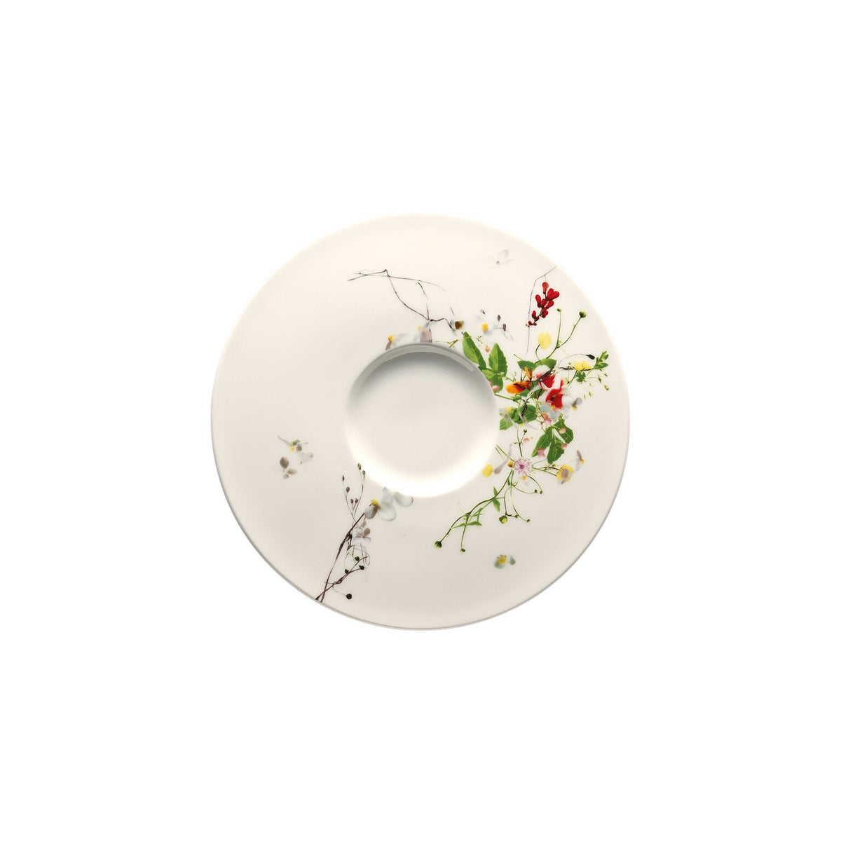 Rosenthal Brillance Bone China Fleurs Sauvages Cream Soup Saucer