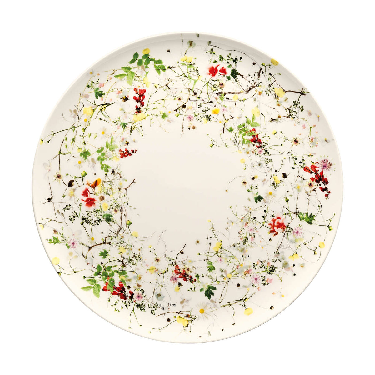 Rosenthal Brillance Bone China Fleurs Sauvages Service Plate, 12 5/8 in
