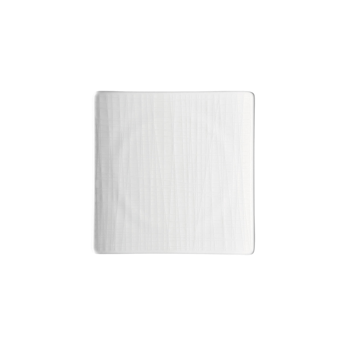 Rosenthal Mesh White Plate Flat, 7 in, Square