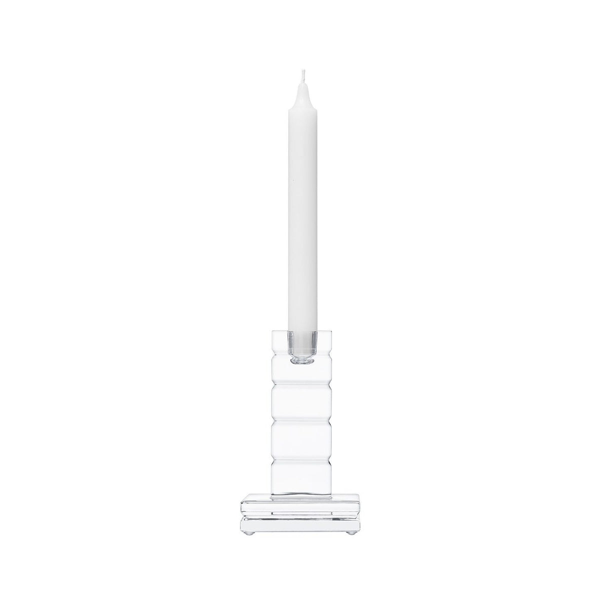 Saint-Louis Adiante Small Candlestick on a white background