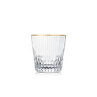 Saint-Louis Apollo Large Old Fashioned Glass #1 Gold Rim, view 2