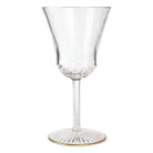 Saint-Louis Apollo Water Glass #2 Gold Rim, view 2