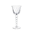 Saint-Louis Bubbles American Water Glass #1 on a white background