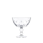 Saint-Louis Bubbles Footed Cup in Clear