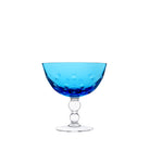 Saint-Louis Bubbles Footed Cup in Sky Blue