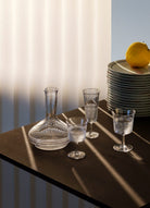 Saint-Louis Cadence Water Glass #2 in a styled lifestyle setting