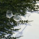 Saint-Louis Folia Champagne Flute in a styled lifestyle setting