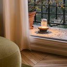 Saint-Louis Folia Mini Portable Lamp in a styled lifestyle setting