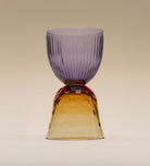 Saint-Louis Les Endiablés Violet Amber in a styled lifestyle setting