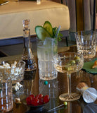 Saint-Louis Manhattan Highballs, Set of 2 in a styled lifestyle setting