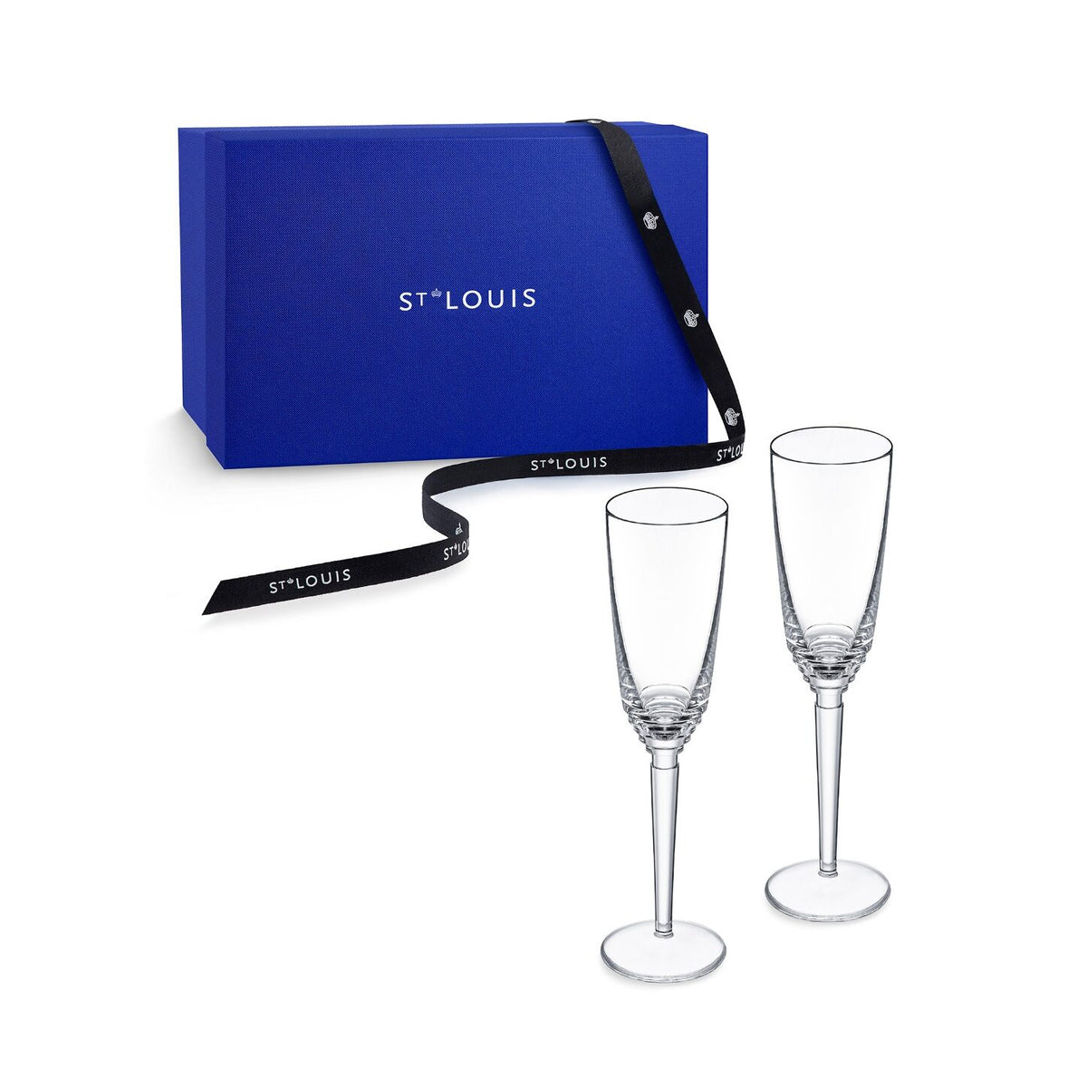 Saint-Louis Oxymore Champagne Flute, Set of 2