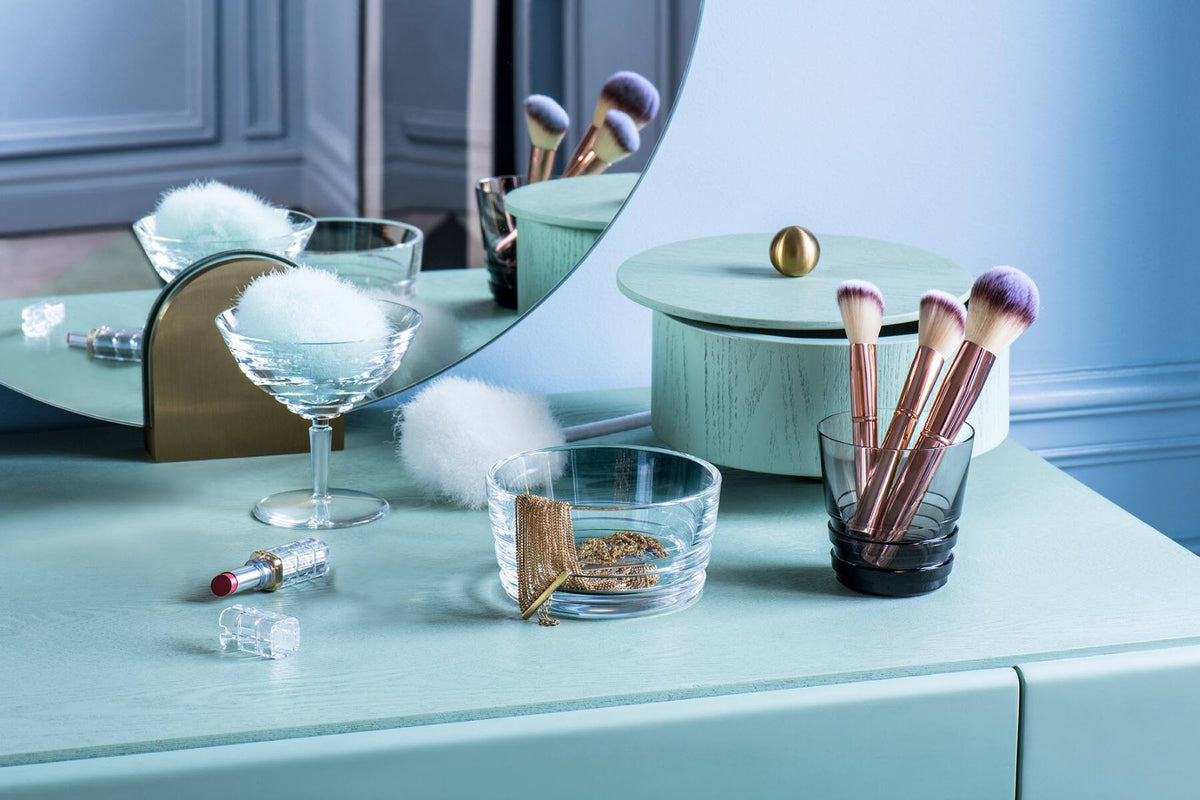 Saint-Louis Oxymore Cocktail Glasses, Set of 2 in a styled lifestyle setting