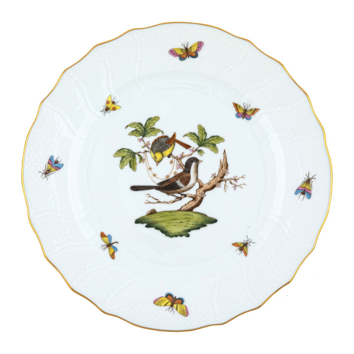 Herend Rothschild Bird dinner plate