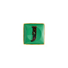 Versace Alphabet Canape Dish, 4 3/4 in, Square – J
