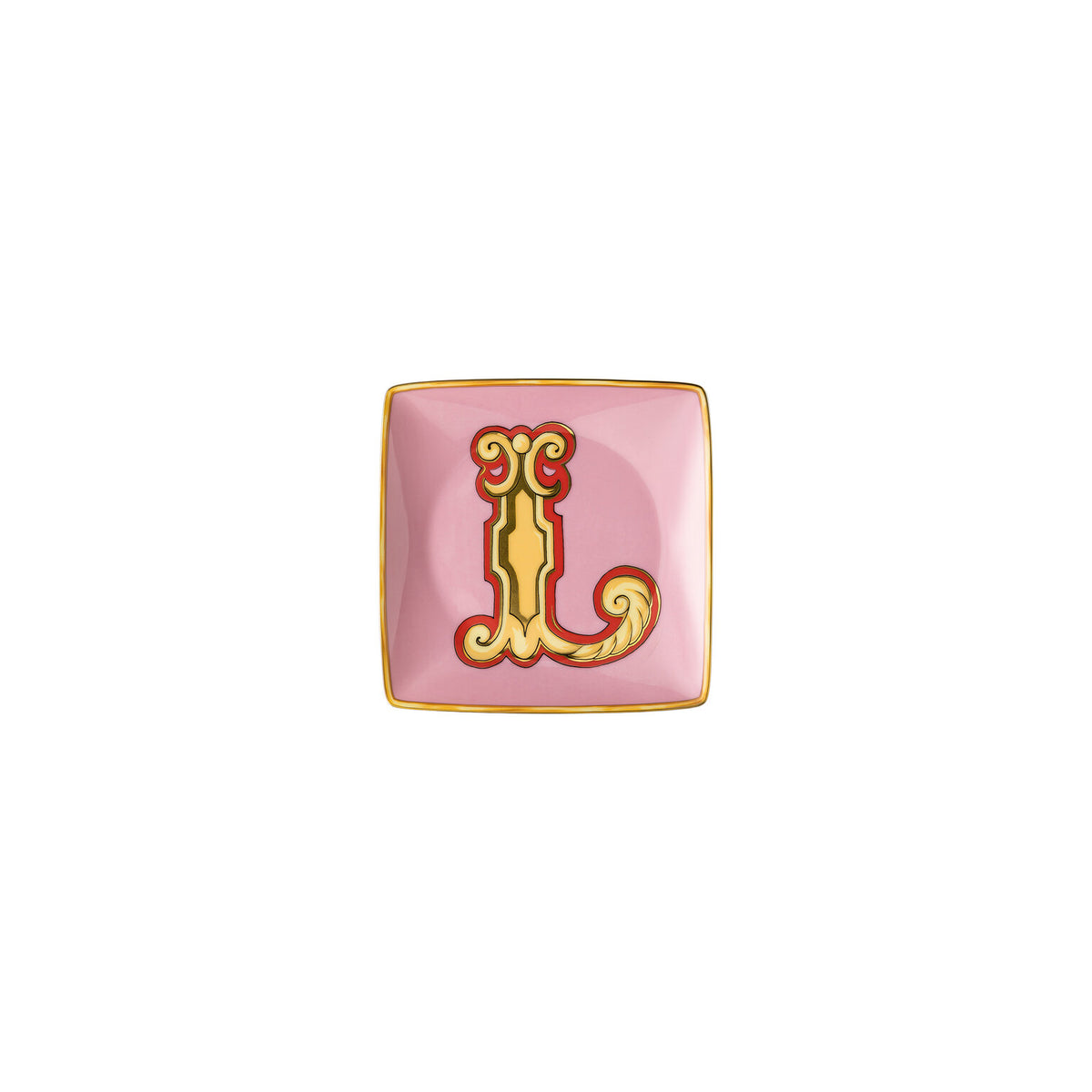 Versace Alphabet Canape Dish, 4 3/4 in, Square – L
