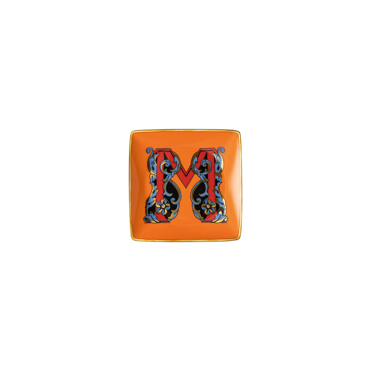 Versace Alphabet Canape Dish, 4 3/4 in, Square – M