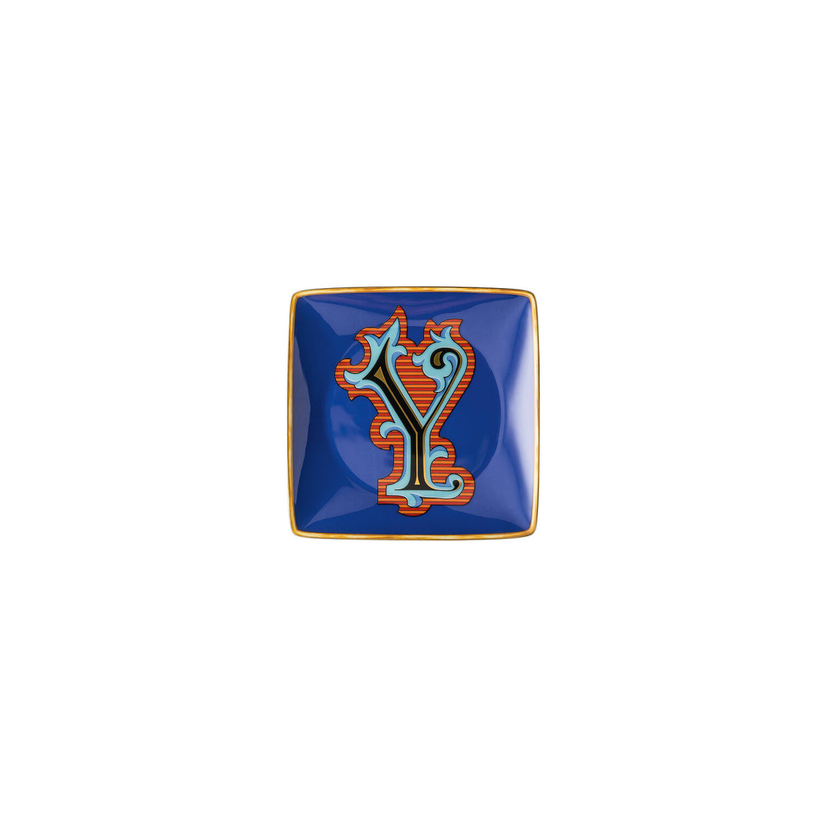 Versace Alphabet Canape Dish, 4 3/4 in, Square – Y