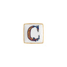 Versace Alphabet Canape Dish, 4 3/4 in, Square – C