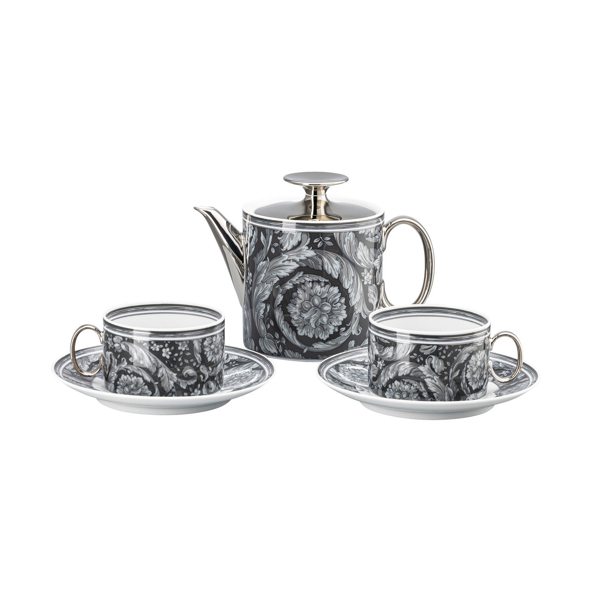 Versace Barocco Haze Tea Set for Two