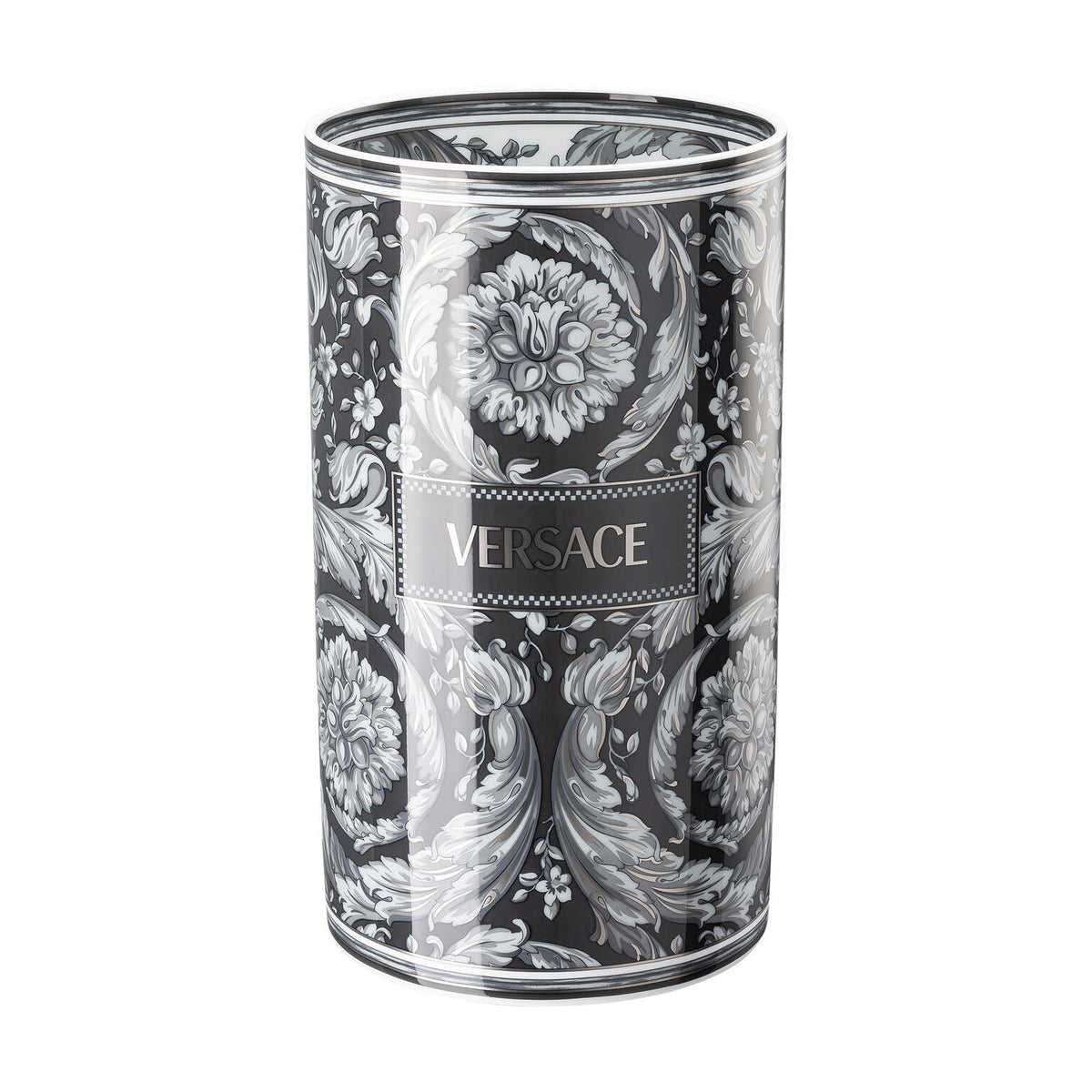 Versace Barocco Haze Vase, 11 3/4 in