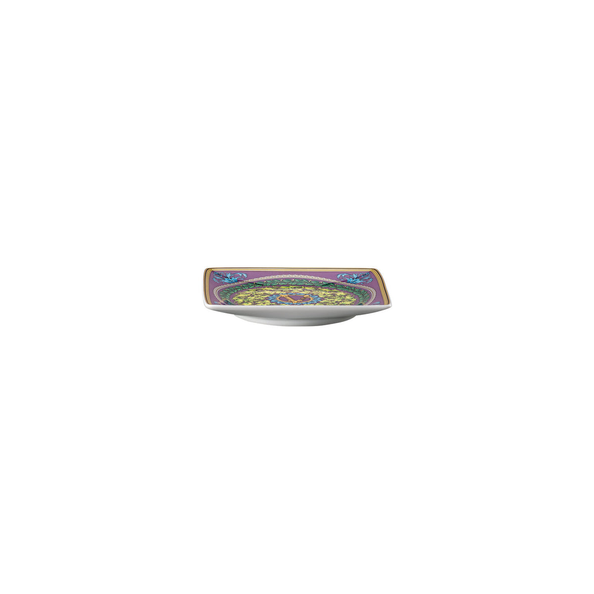 Versace Barocco Mosaic Canape Dish, 4 3/4 in, Square, view 2