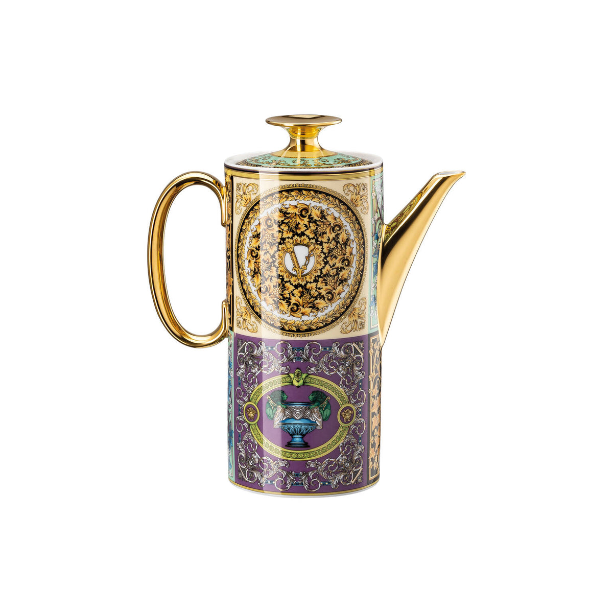 Versace Barocco Mosaic Coffee Pot, 50 oz, view 2