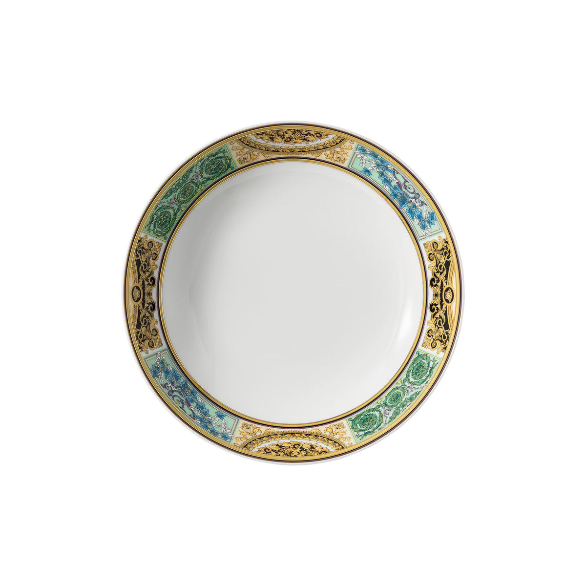 Versace Barocco Mosaic Rim Soup, 8 2/3 in