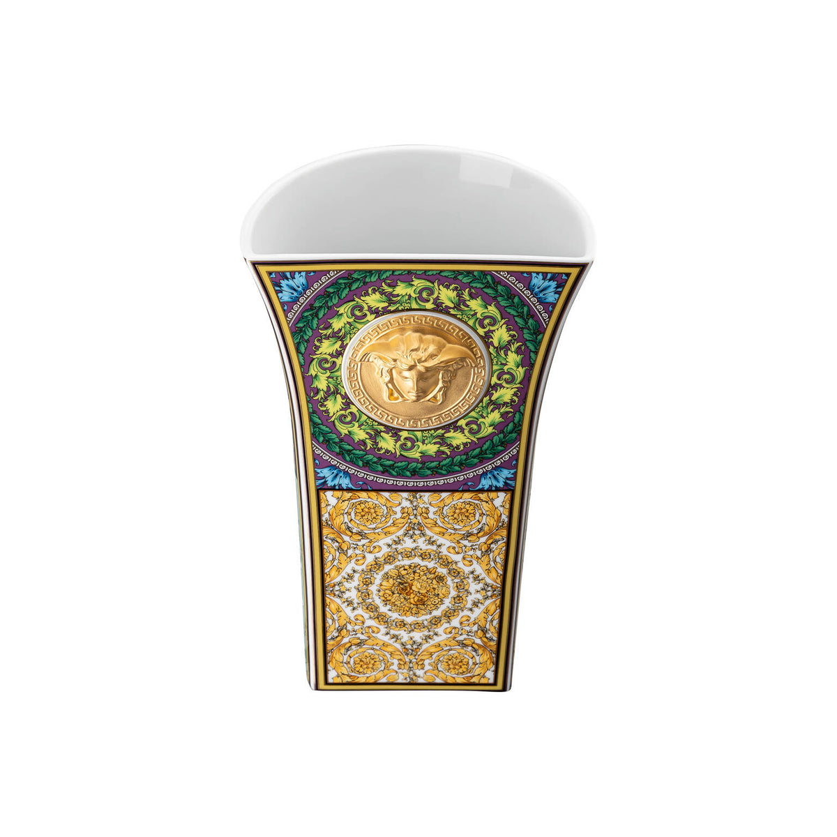 Versace Barocco Mosaic Vase, 10 1/4 in, view 4