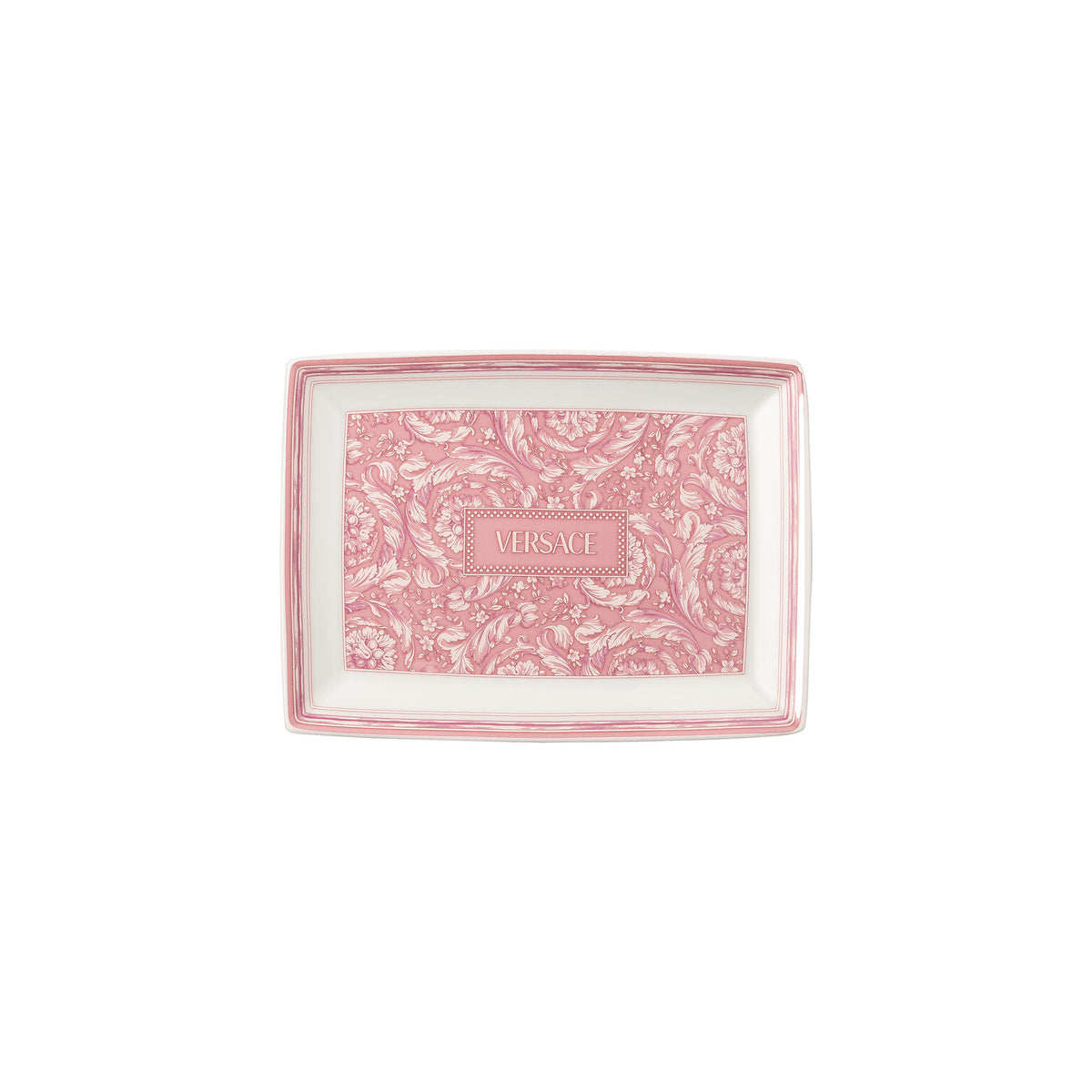 Versace Barocco Rose Platter, 7 in