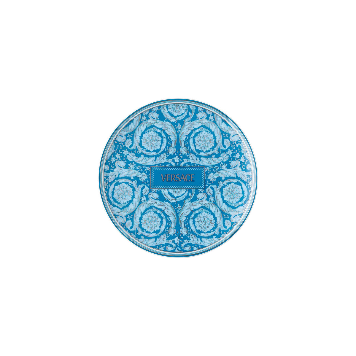 Versace Barocco Teal Bread & Butter Plate, 6 2/3 in