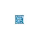 Versace Barocco Teal Small Low Bowl, 3 1/2 in