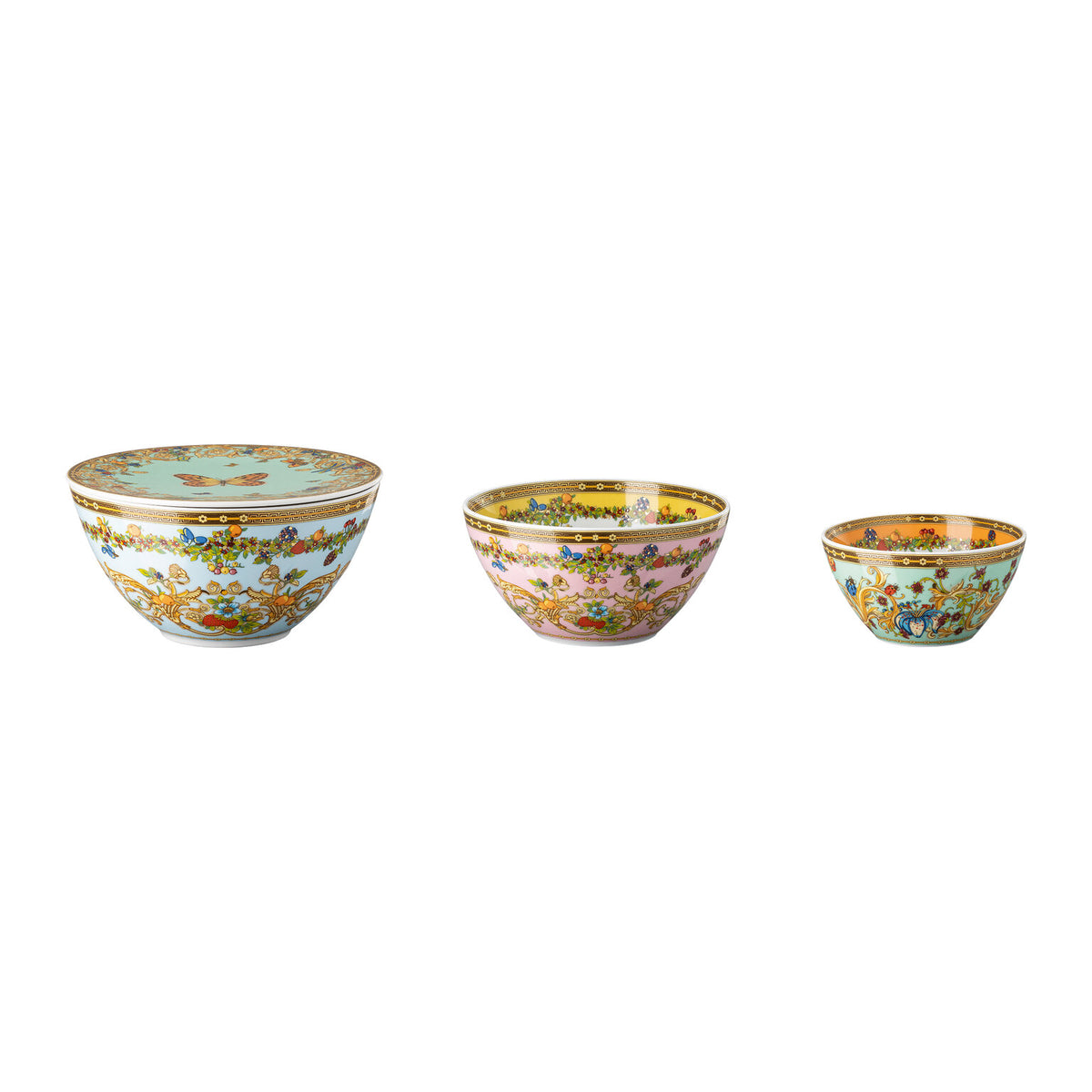 Versace Butterfly Garden Bowl Set, 4 pcs, view 3