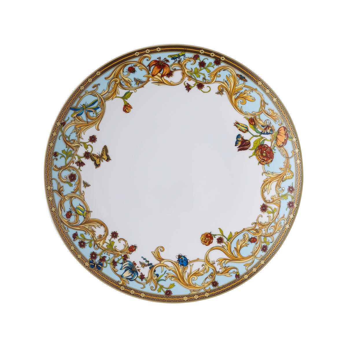 Versace Butterfly Garden Gourmet Plate, 11 in