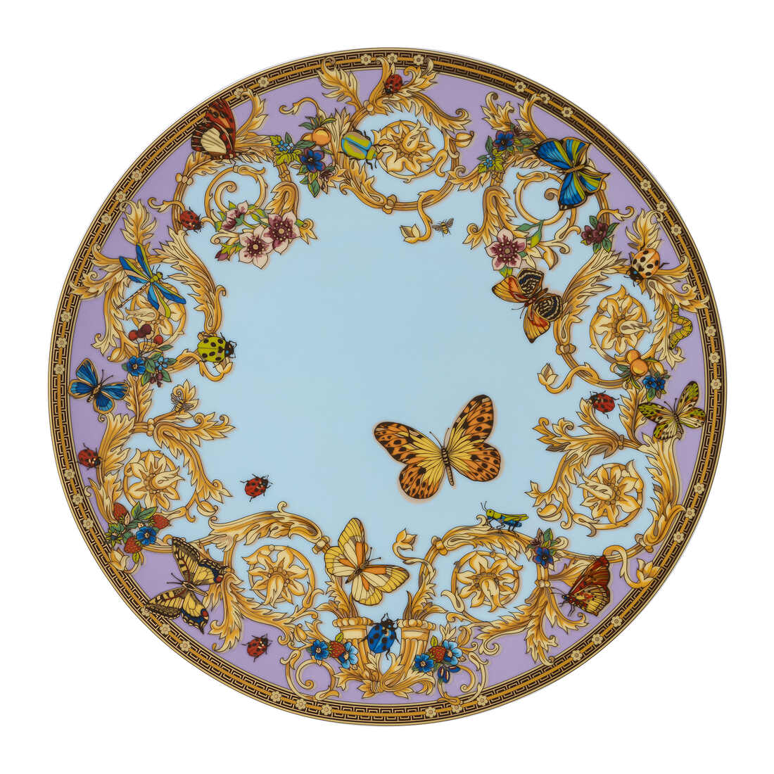 Versace Butterfly Garden Service Plate, 13 in