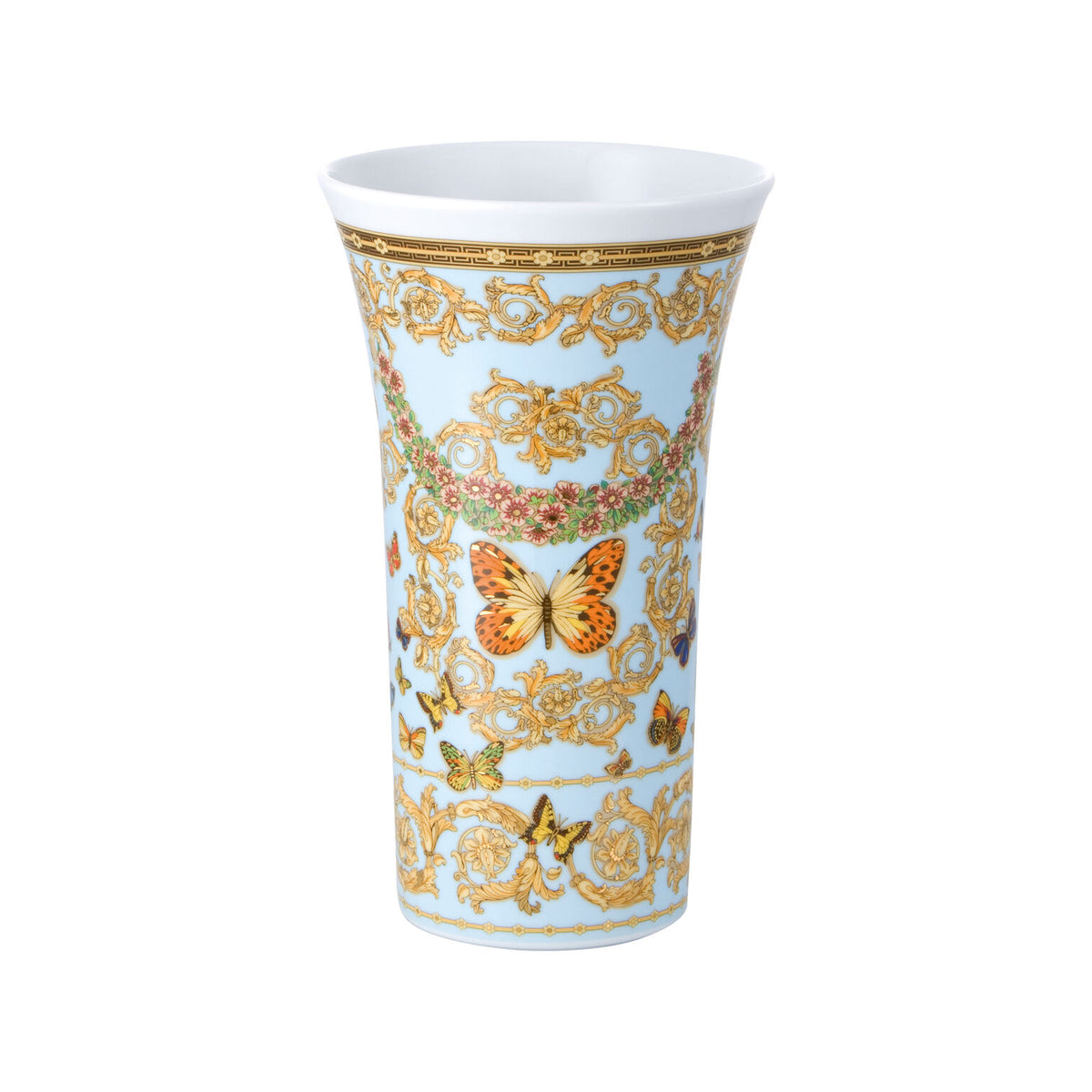 Versace Butterfly Garden Vase, 10 1/4 in