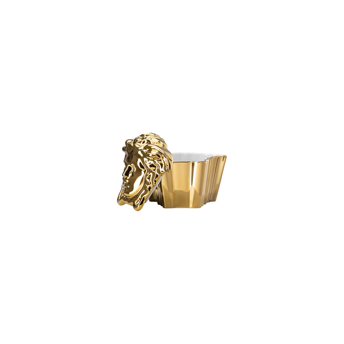 Versace Gypsy Box, 4 in, Gold, view 3