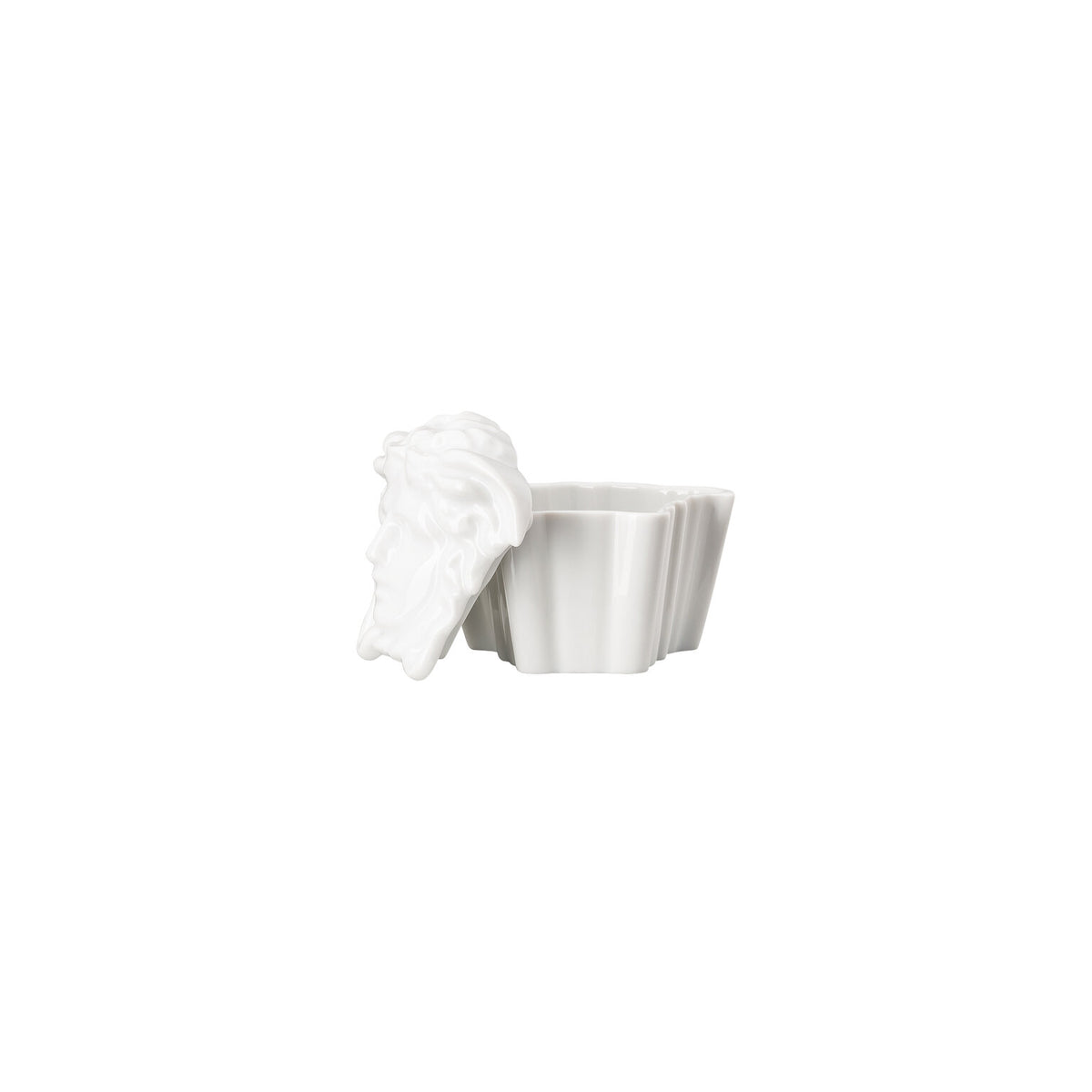 Versace Gypsy Box, 4 in, White, view 3