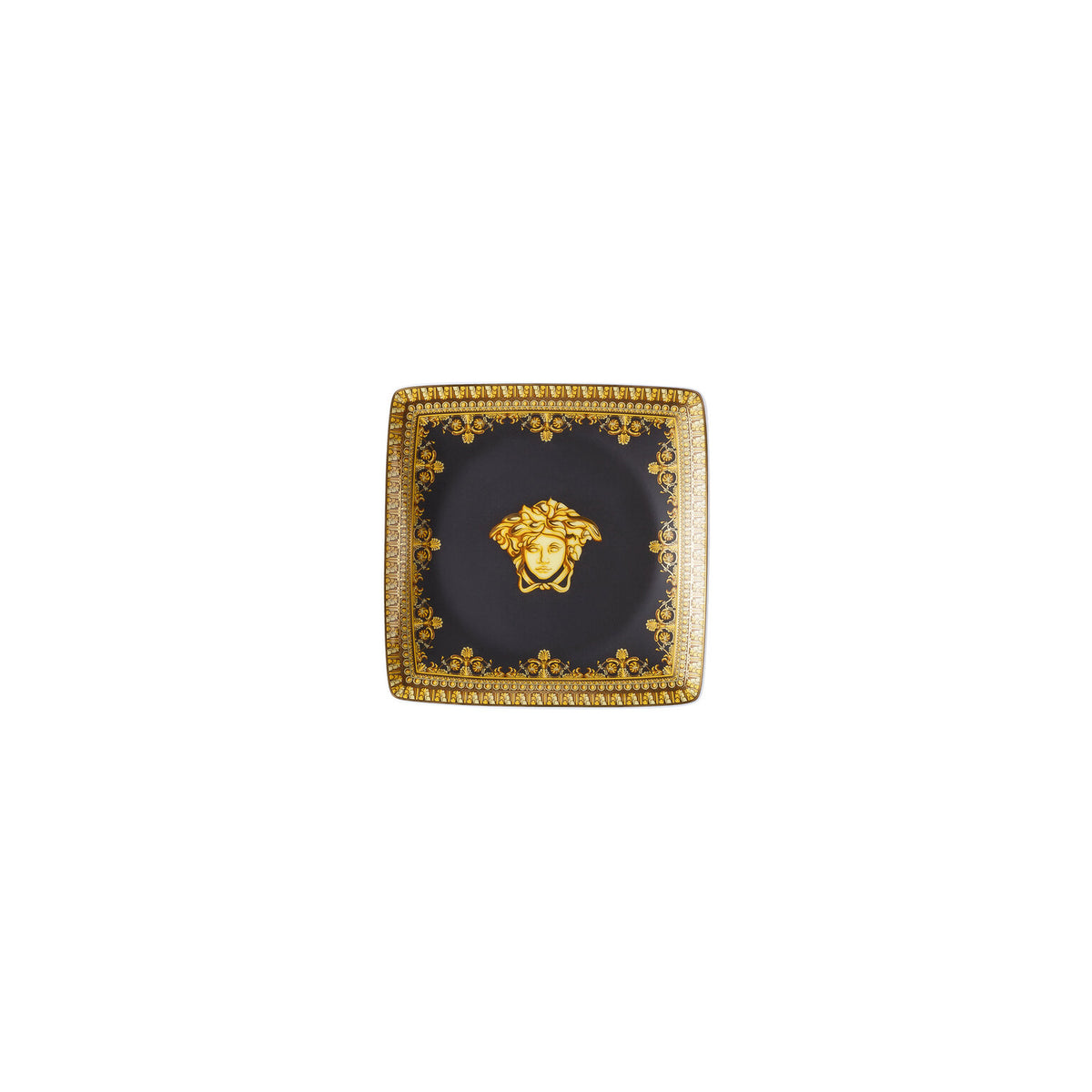 Versace I Love Baroque Canape Dish, 4 3/4 in, Square