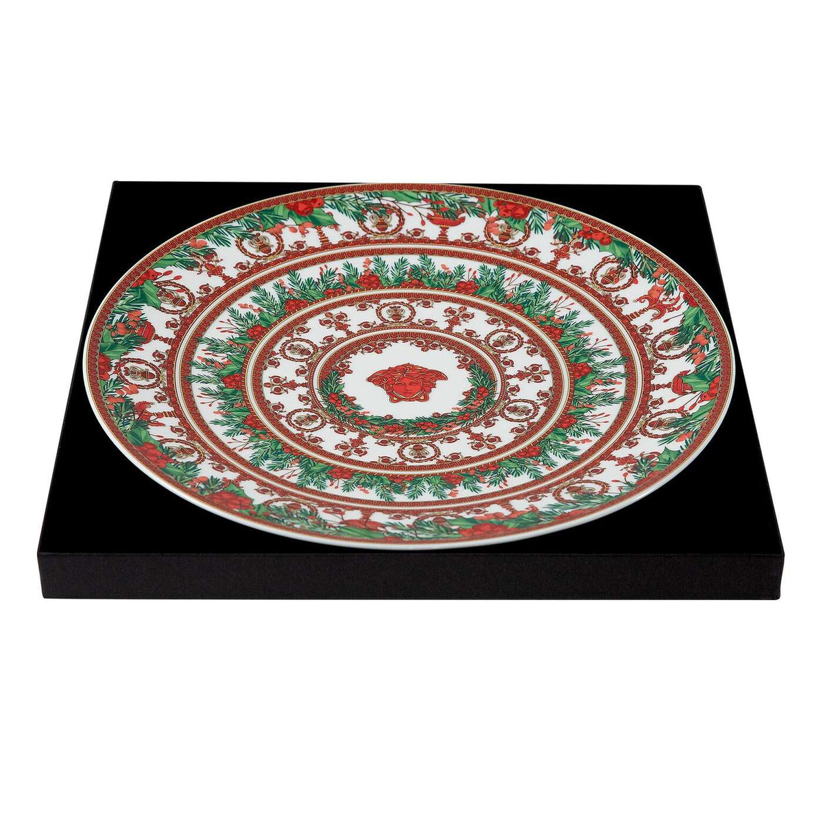 Versace I Love Baroque Holiday Christmas Plate, view 4